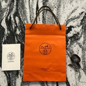 Hermes Authentic Tote bag, Hermes Ribbon and Receipt Holder
